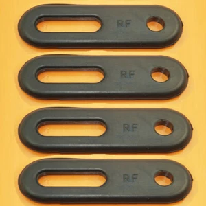 4x RUBBER DOOR BAND STRAP FITS YAMAHA RHINO 700 660 450 ALL YEARS & MODELS - Picture 1 of 4