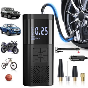 Compresor Portatil 12V 150PSI Bomba De Aire Bicicleta Inflador Ruedas Coche Moto - Imagen 1 de 11