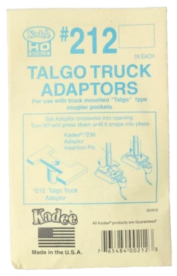 KADEE #212  HO Scale Talgo Truck Adaptors (HO) - Image 1 of 4