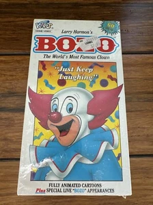 New Larry Harmon's BOZO The Worlds Most Famous Clown Just Keep Laughing VHS Tape - Picture 1 of 5