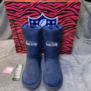 Botas Seattle SEAHAWKS con licencia oficial NFL talla 7 arco creyente - Imagen 1 de 19