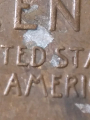 1934 P Lincoln Wheat Cent Missing Clad  Layer Lamination Error Cover