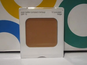 CLINIQUE ~ EVEN BETTER COMPACT MAKEUP ~ # 12 PORCELAIN BEIGE ~ BLISTER PACK - Picture 1 of 1