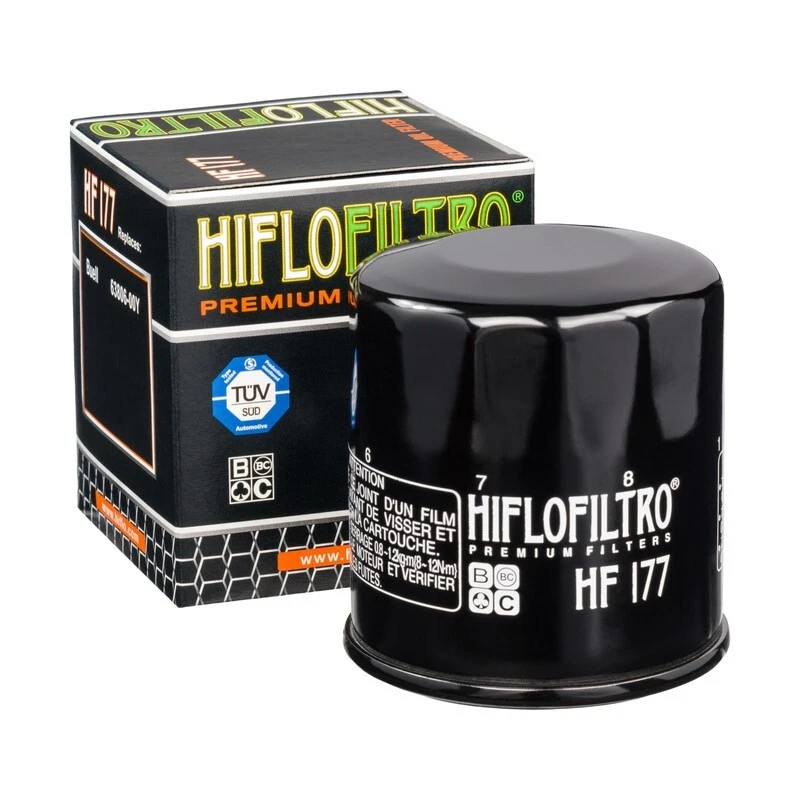 HiFlo - HF177 - Filtro de aceite, negro para Buell 63806-00Y Foto 1 de 2