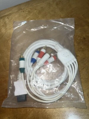 For Nintendo Wii High Definition HD Component Audio Video AV Cable Cord - Image 1 of 3