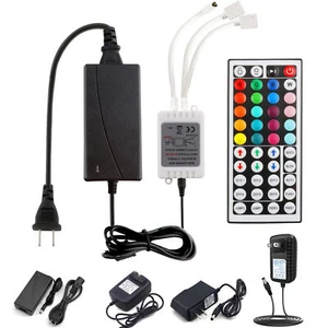44Key 2Ports Wireless IR Remote Controller & Power For 5050 2835 LED Light strip - Picture 1 of 20