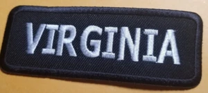 VIRGINIA Embroidered Patch approx 1.25x3.75" - Picture 1 of 2