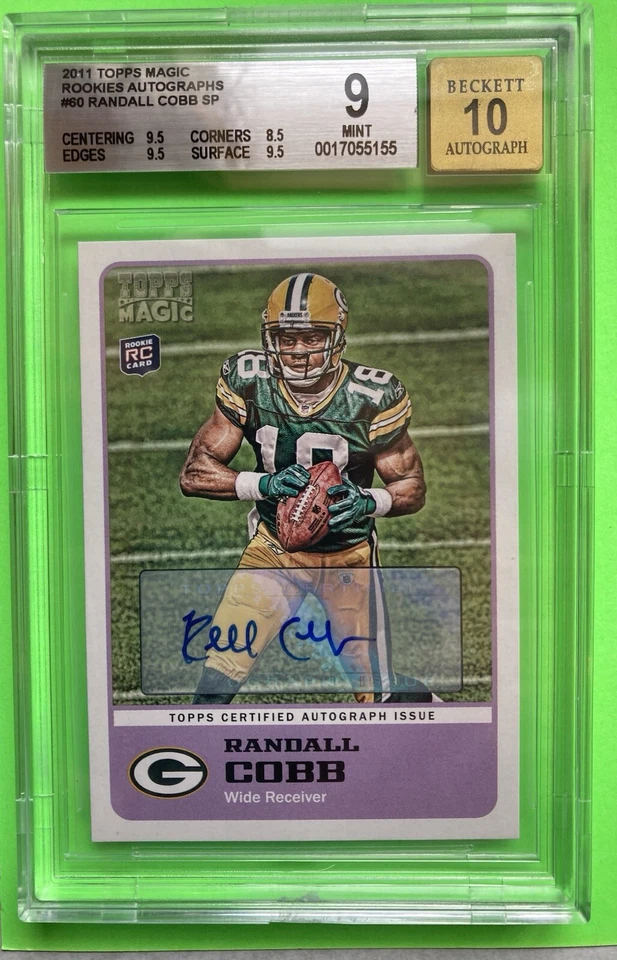 2011 Topps Magic Randall Cobb Auto Autograph RC SP the bear slayer 🐻  - Image 1 of 2
