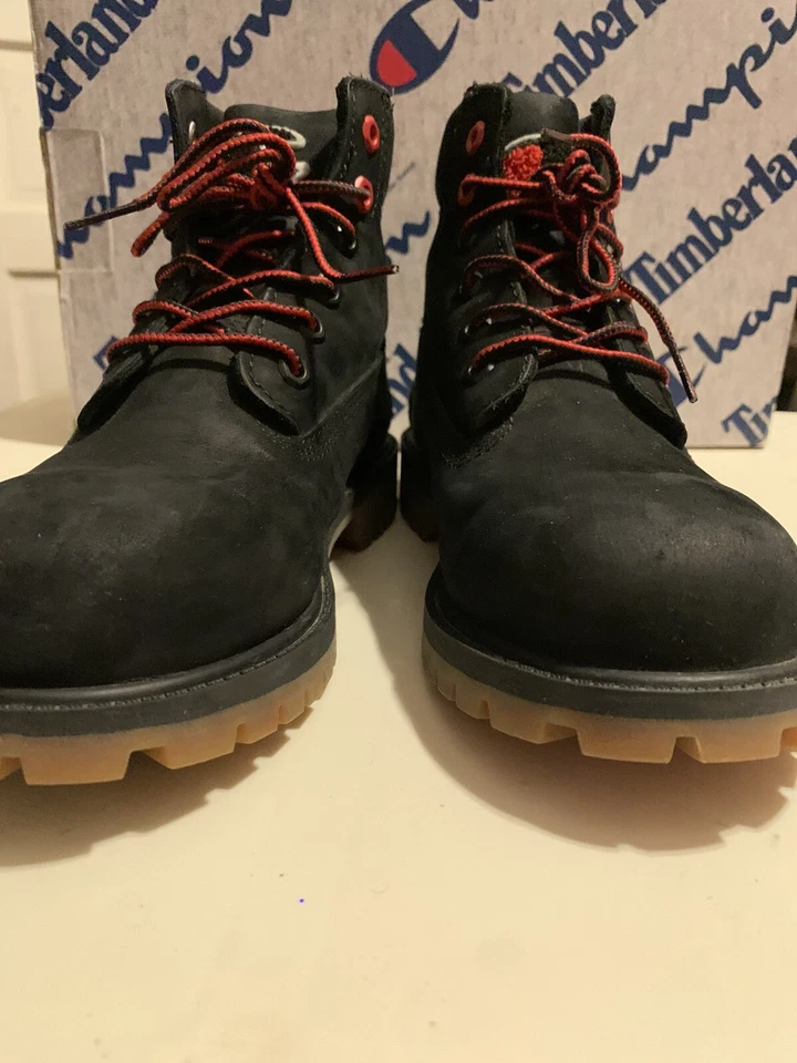 Timberland Youth Boots Champion Black Kid Boots Size3 M/M Boys Girls Youth - Image 1 of 1