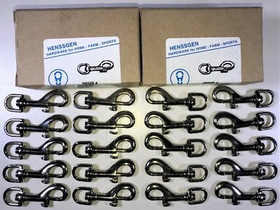 HENSSGEN SWIVEL EYE BOLT SNAP 225SS-3/8" ,  STAINLESS STEEL (LOT OF 20) - Image 1 of 4