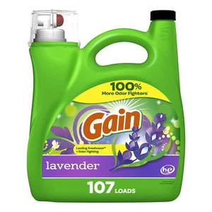 Gain Lavendel Flüssigwaschmittel 154 flüssige Unzen Oxi Boost Frische 6 Wochen - Bild 1 von 10