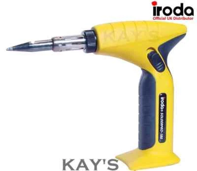 Gas Soldering Iron 30w-185w Heavy Duty Cordless Butane Pro Iroda Solderpro 180