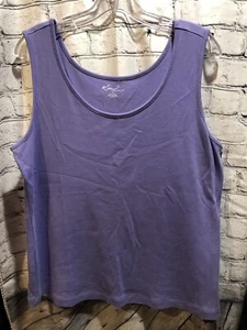 Kim Rogers Womens Purple Tank Top Size Large - Picture 1 of 3