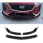 For Cadillac Ct4 Ct4-V 2020-2023 Glossy Black Front Bumper Lip Spoiler Refit