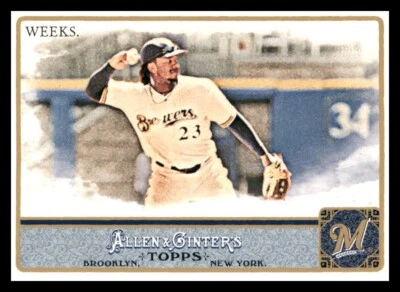 2011 Topps Allen & Ginter's - #288 Rickie Weeks - Image 1 of 2