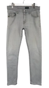 TIGER OF SWEDEN Pistolero Jeans Men's W31/L32 Gray Slim Fit Zip Fly Stretch - Picture 1 of 10