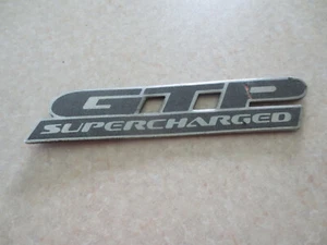 Original Pontiac GTP supercharged car metal badge / emblem - - - - - Picture 1 of 6