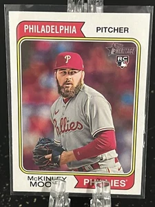 MCKINLEY MOORE-----2023 TOPPS HERITAGE-----NOVATO----PHILLIES---ENVÍO GRATUITO - Imagen 1 de 2