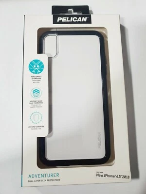 Funda Pelican Adventurer Series para iPhone Xs Max (6,5") - Transparente/Negro Foto 1 de 4
