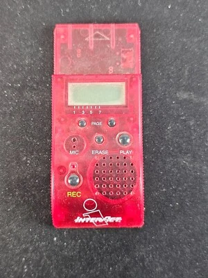 Interact Playback Memory Card for Sony PlayStation 1 PS1 Clear Red - Image 1 of 2