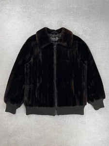 Vintage Christian Dior Boutique Paris Fur Coat Jacket Unisex - Picture 1 of 17