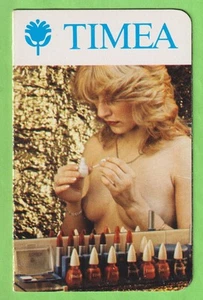 Hungarian 1983 Pocket Calendar Card Pin-up CAOLA Erotic Socreal zs47 - Picture 1 of 4