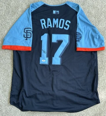 Heliot Ramos Signed Autographed 2024 All Star Game Jersey SF Giants PSA COA #17 - Image 1 of 3