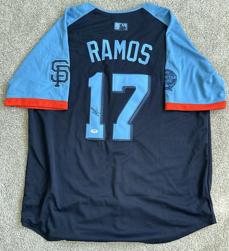 Heliot Ramos Signed Autographed 2024 All Star Game Jersey SF Giants PSA COA #17 - Image 1 of 3