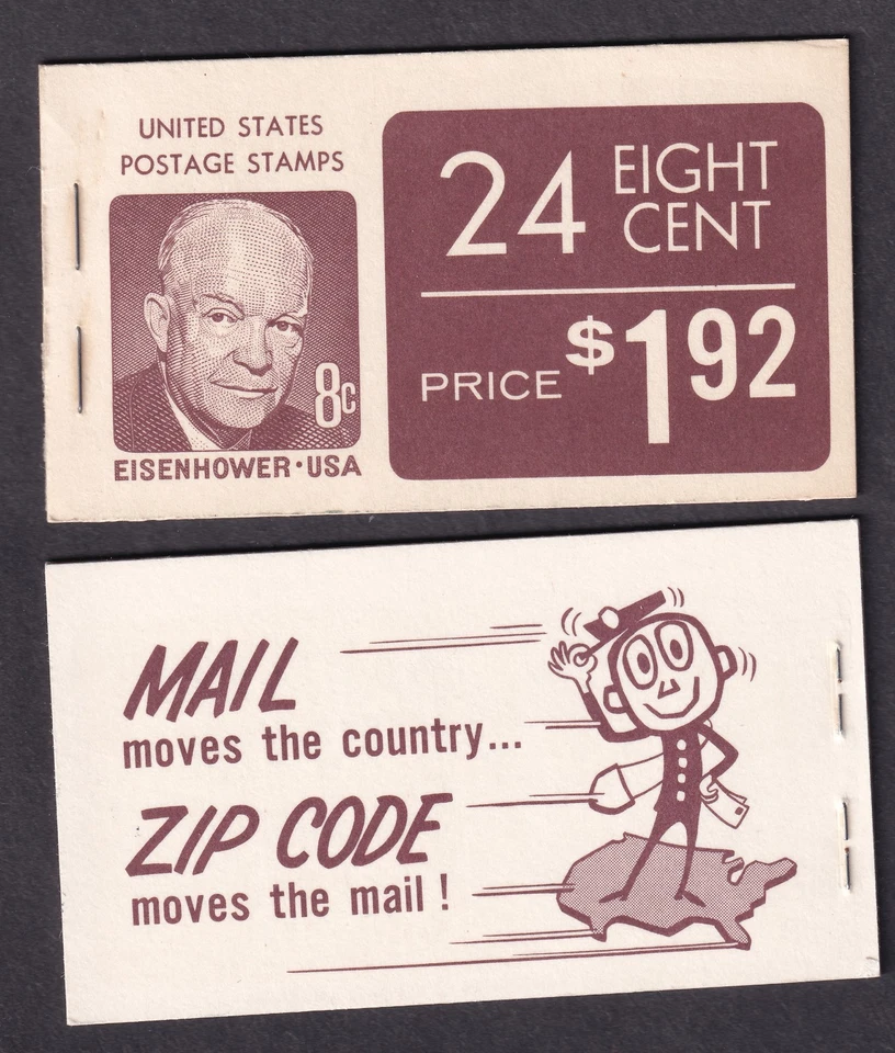 Scott #BK121 (1395a) Dwight Eisenhower Booklet of 24 Stamps - MNH - Image 1 of 1