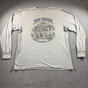 Harley-Davidson Shirt Mens 2XL Big Barn Des Moines Iowa Long Sleeve Motorcycle - Picture 1 of 12