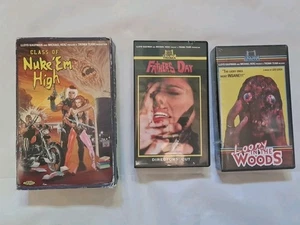 Class Of Nuke Em High Fathers Day Looney Woods VHS Video Tape Troma Horror Lot - Picture 1 of 5
