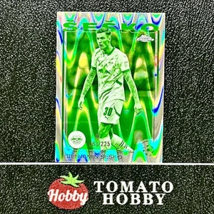 TOPPS CROMO UEFA 2024-25 BENJAMIN SESKO/225 VISIÓN NOCTURNA REFRACTOR DE RAYOS LEIPZIG - Imagen 1 de 2