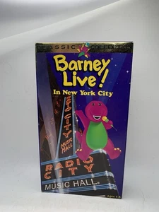 Barney Live In New York City VHS Tape 1994 Sing Along Songs Classic Collection - Bild 1 von 7