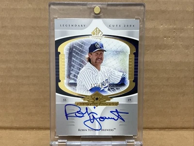 2004 SP Legendary Cuts All-Time Autos #RY Robin Yount Auto /50 - Image 1 of 4