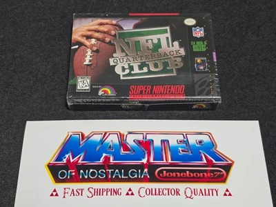 SNES NFL QUARTERBACK CLUB New Factory Sealed Game Super Nintendo Football LJN - Image 1 of 4
