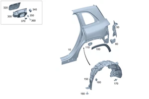 Paneles exteriores originales Mercedes-Benz 243-757-02-00 - Imagen 1 de 1