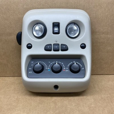 GMC Yukon Chevy 1999-2006 consola superior domo luz control de clima trasero OEM Foto 1 de 4
