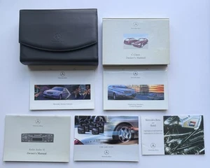 MERCEDES C CLASS W203 OWNERS MANUAL HANDBOOK 2002 PRINT/ WALLET SET 2000 - 2003 - Picture 1 of 12