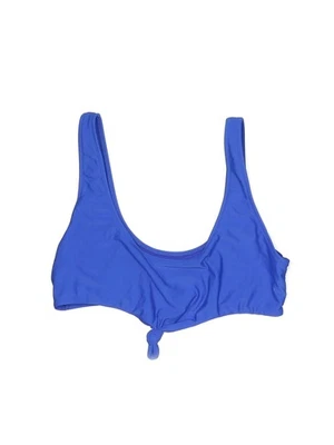 Top de traje de baño Express azul para mujer M Foto 1 de 2