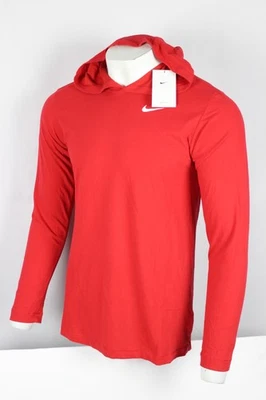 Camiseta con capucha roja de manga larga Nike Dri Fit para hombre CJ1696 657 Foto 1 de 4