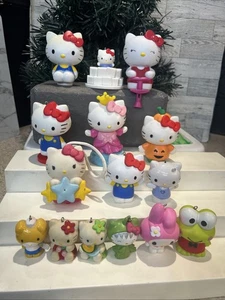 Sanrio Hello Kitty Christmas Holiday Ornaments 15 Pcs - Picture 1 of 15