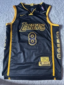 XL Kobe Bryant #24 Black Los Angeles Lakers NBA Jersey Brand New - Picture 1 of 10