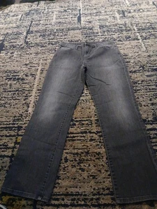 Lauren Ralph Lauren Womens 12W Jeans Classic Straight Leg Black Denim  - Picture 1 of 15