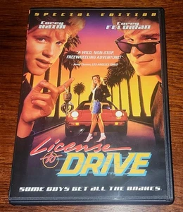 License to Drive (1988) DVD RARE OOP Corey Haim Corey Feldman Heather Graham - Imagen 1 de 3