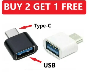 Typ C auf USB Adapter 3.0 USB-C 3.1 Stecker OTG A Buchse Datenstecker Konverter - Bild 1 von 6
