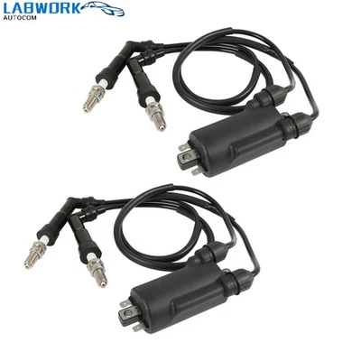 Paquete de bobinas de encendido y bujía + tapa para Honda Goldwing 1200 GL1200 1984-1987 Foto 1 de 4