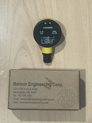 Banner Engineering T18VP6URQ ULTRASONIC SENSOR Brand New - Image 1 of 3