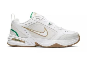 Hombre Nike Air Monarch IV Blanco Phantom Lucky Green Metálico Dorado 415445 103 - Imagen 1 de 8