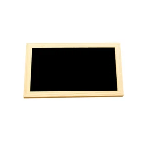 Small Wooden Frame Drawing Board Double-sided Blackboard Display - Picture 1 of 12