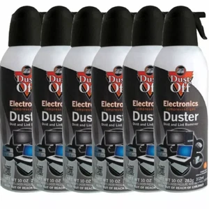 Pack de 6 Air COMPRESSÉ - PACK VALEUR. Pour électronique, clavier, PC, bureau, maison - Photo 1/1